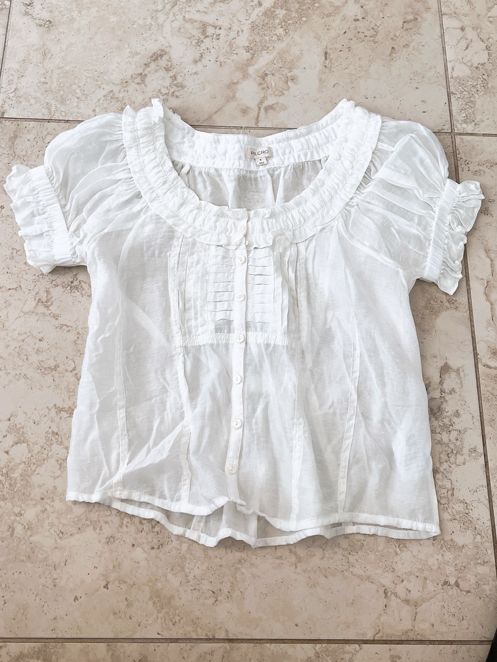 Pilcro silky sheer blouse - Picture 2 of 4